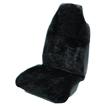 Sheepskin Throwover - Black